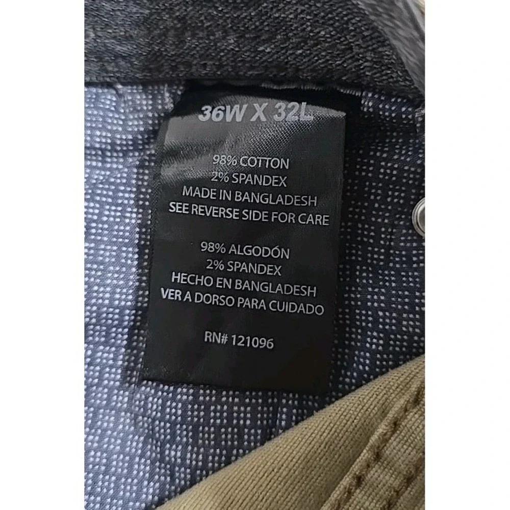 WP Men's 36W x 32L Weatherproof Tan Pants